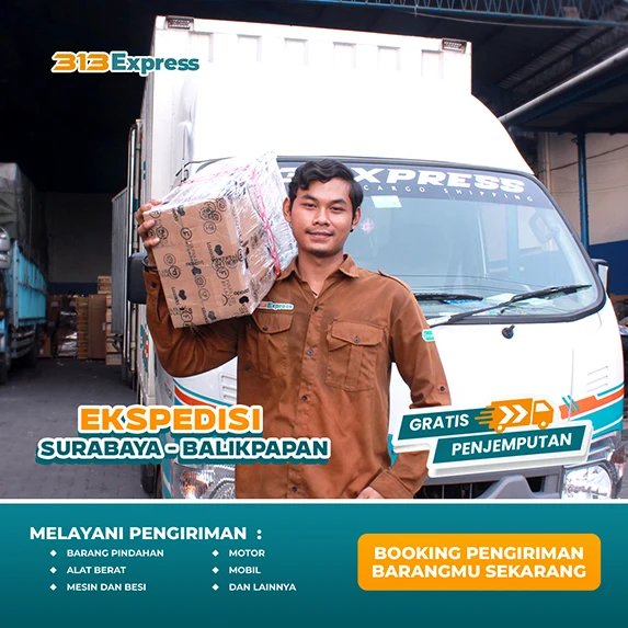 Ekspedisi Surabaya Balikpapan Rp2.800/Kg Sudah Gratis Penjemputan
